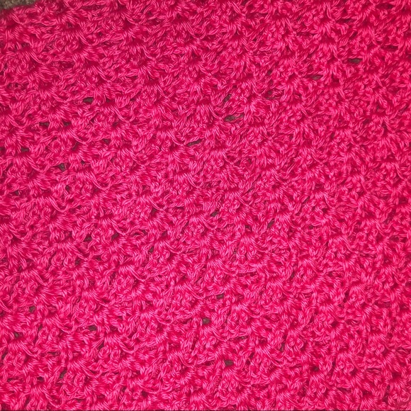 NEW Hand stitched woman’s pink infinity scarf - Picture 6 of 6